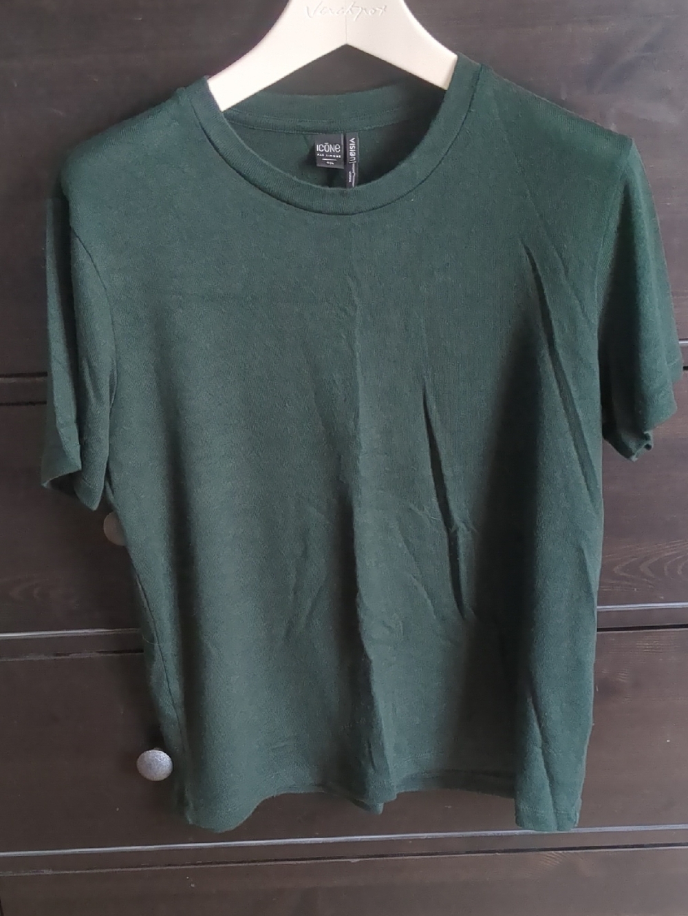 Simons Dark Green Crew Neck Short Sleeve Tee